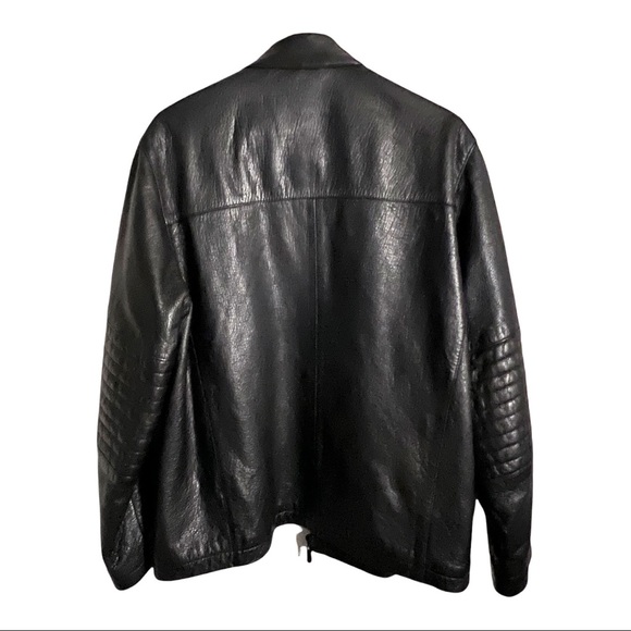 Perry Ellis mens leather jacket - Picture 5 of 5
